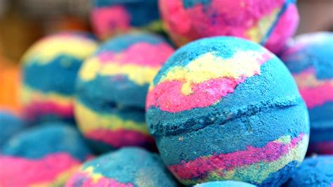 lush bath bombs.